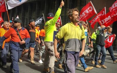 Trade Union Members Striking