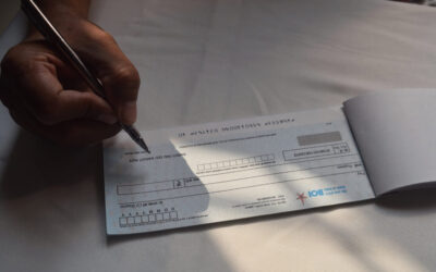 Family Law Case - Father Writing a Cheque