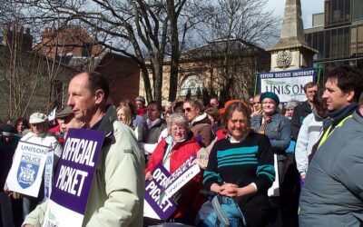 Trade Union Members Striking
