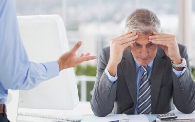 Frustrated businessman