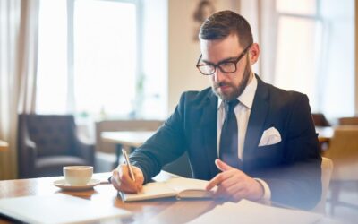 young businessman working
