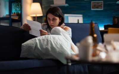 Woman receiving a Section 21 Notice