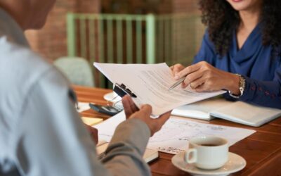 Two People Discussing a Fixed-Term Contract