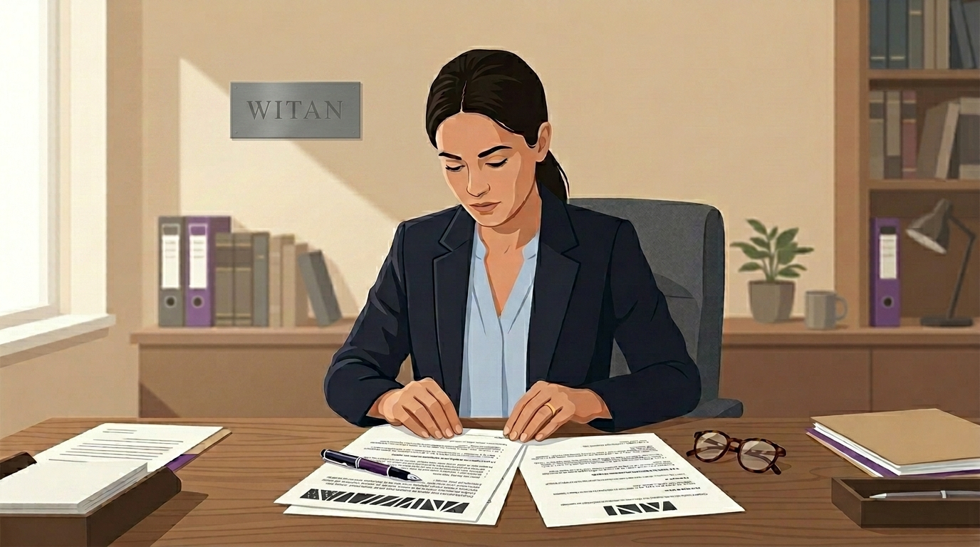 A Witan-branded graphic for Strike Out Applications