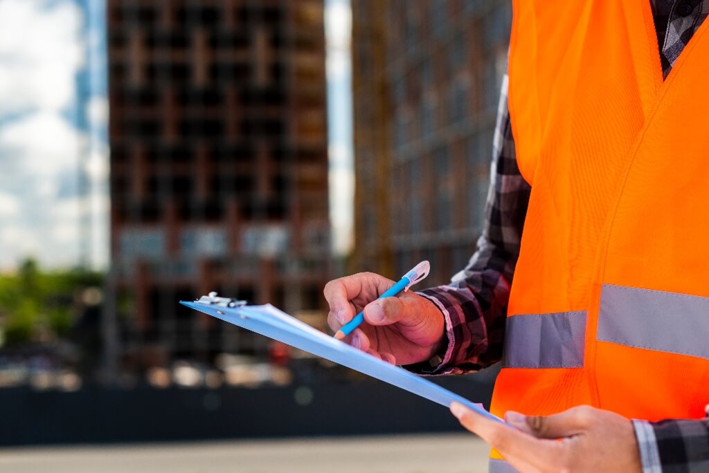 Construction Negligence - Construction Worker Checking Contract