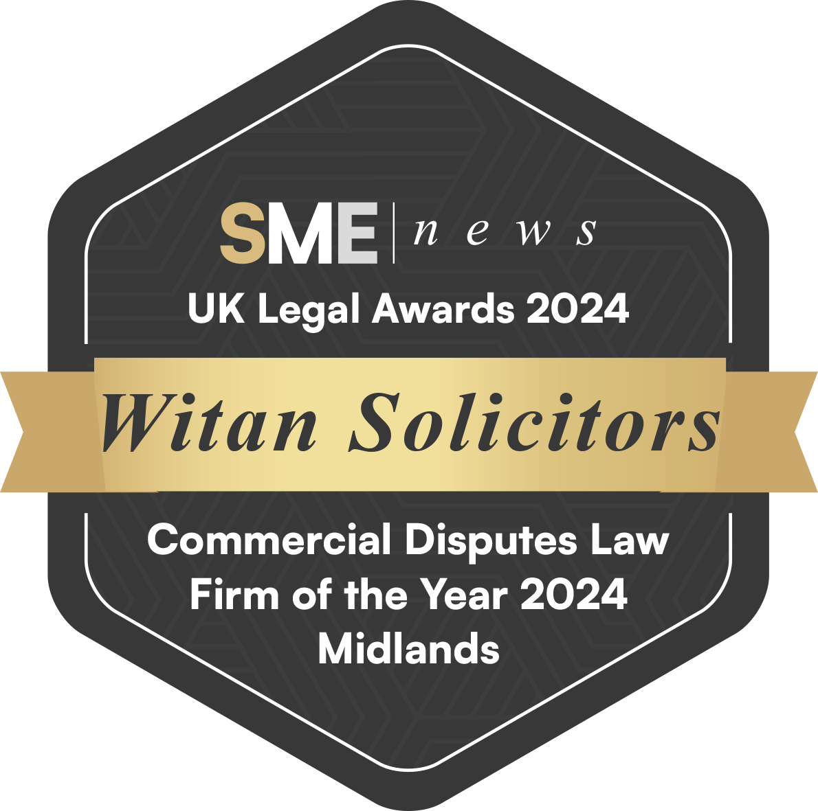 SME 2024 legal awards winner badge