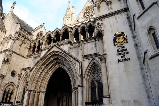The Royal Courts of Justice in London